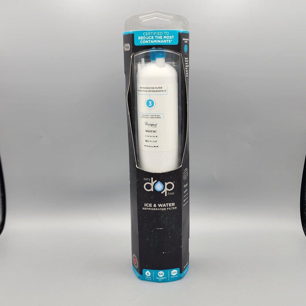 EveryDrop Refrigerator Filter White Filter 3 EDR3RXD1 Water Ice Filtration
